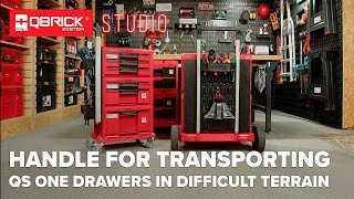 Pomysł na rączkę do transportu QS ONE Drawers w trudnym terenie - QBRICK STUDIO - odcinek 190
