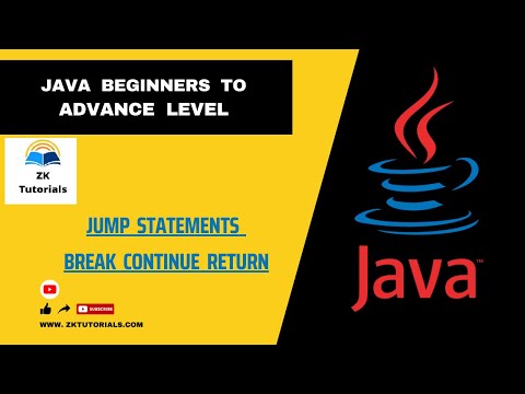 18 Jump Satements Break Continue Return In Java Java Tutorials For Beginners