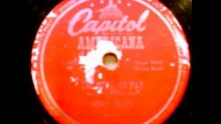 "The Devil To Pay" - Merle Travis (1947 Capitol Americana)