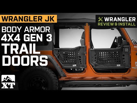 Jeep Wrangler JK Body Armor 4x4 GEN 3 Trail Doors - Front & Rear Review & Install