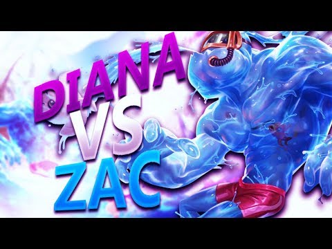 Diana vs Zac Jungle - Diamond 5 [NA] - Patch 7.15