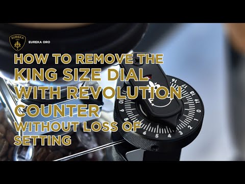 How to remove the King Size Dial with Revolution counter without loss of setting