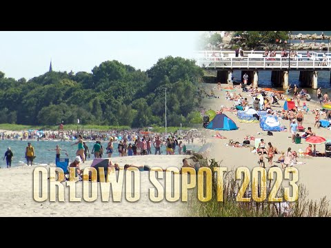Spacer Plażą | Lato | Gdynia Orłowo - Sopot Kamienny Potok | 2023