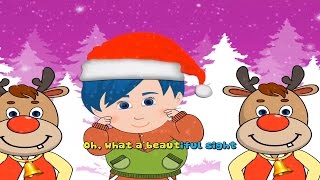 Here Come Santa Claus Lyrics | Animation Christmas Song 2016 For Children