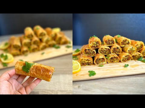 BOUREK IM OFEN MIT HACKFLEISCH! SUPER KNUSPRIG!!!