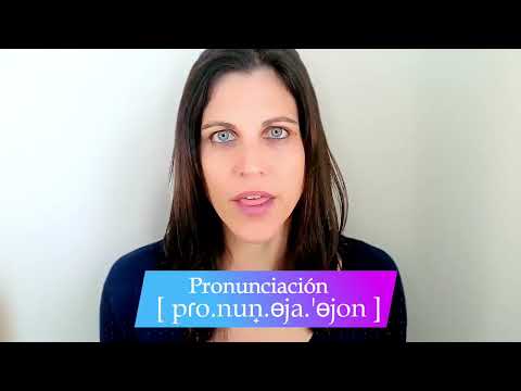 Pronunciación en español