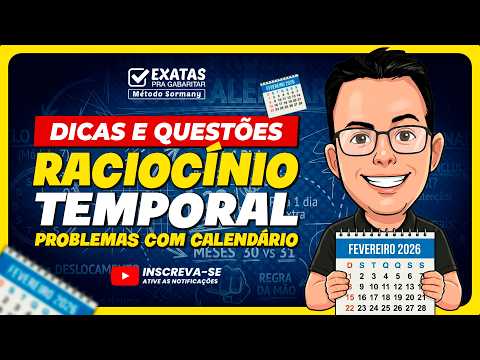 Raciocínio Temporal: Problemas com Calendário (Dicas e Macetes) 📅⏳