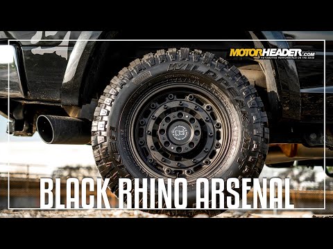 Black Rhino Arsenal wheels from MotorHeader India