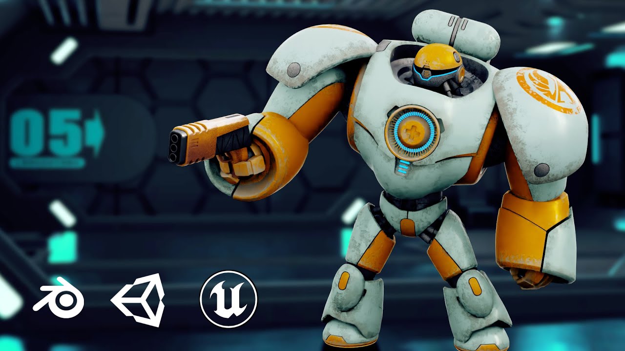 Warrior-X1 Auto-Rig Pro Rigged For Mixamo Unreal Engine Unity 3D Model