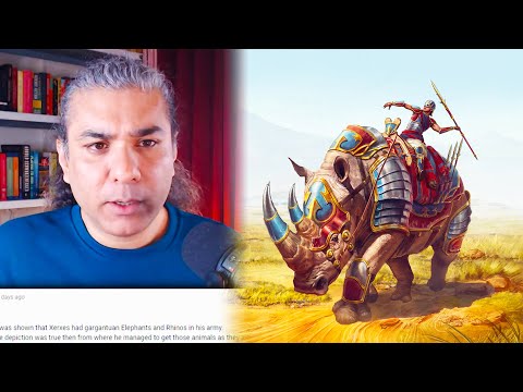 How Did Persian Empire Acquire Elephants & Rhinos?