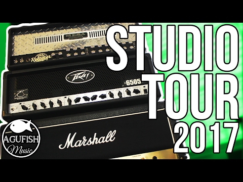 Home Studio Tour 2017 || Let's Look at a Lot of Guitar Things?! 🎸