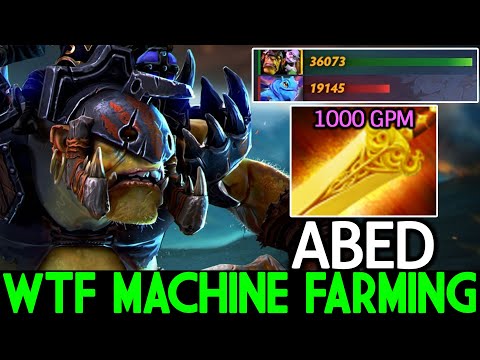 ABED [Alchemist] WTF Machine Farming 1000 GPM 2x Net Worth Puck Dota 2