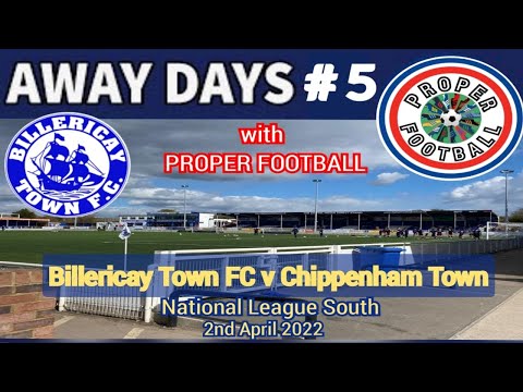 Proper Football visit Billericay Town FC. #BillericayTownFC #ChippenhamTownFC #NationalLeagueSouth