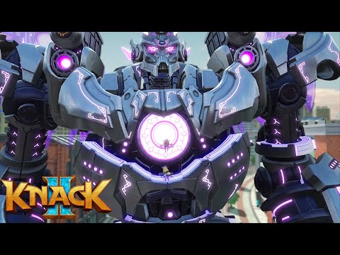 Knack 2 | 2 Player Chapter 13 Knack Vs Xander Boss Fight (PS5) co-op Gameplay, Game Mode Hard