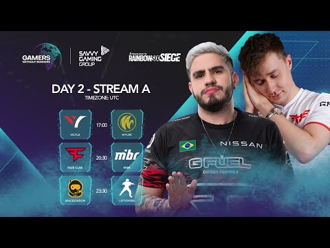 🔴 LIVE: Gamers Without Borders - Rainbow Six - Day 2 - Stream A