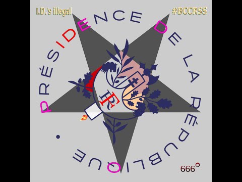 MSM Fake News France 24 Insignia Decode 33° Présidence De La Republicque Française I.D.'s illegal