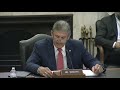 Senator Manchin's opening statement in the Senate Armed Services Cybersecurity Subcommittee hearing
