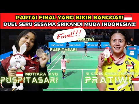 DUEL SERU!! Mutiara Ayu PUSPITASARI vs Ni Kadek Dhinda Amartya PRATIWI - YONEX Luxembourg Open 2025