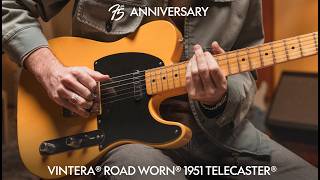 Video thumbnail for Introducing the 75th Anniversary Vintera Road Worn 1951 Telecaster | Tele 75 | Fender by Fender