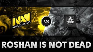 Roshan is not dead! Na'Vi vs Alliance @ D2 Champions League S2