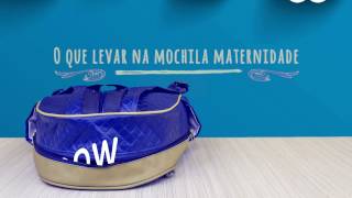 Mochila Maternidade Veneza - O que levar na mochila maternidade