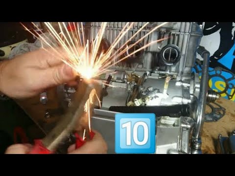 🔟 SUZUKI GT 750 Limpiar Bomba de aceite 2T, montar arranque, leva embrague, probar motor y cambio