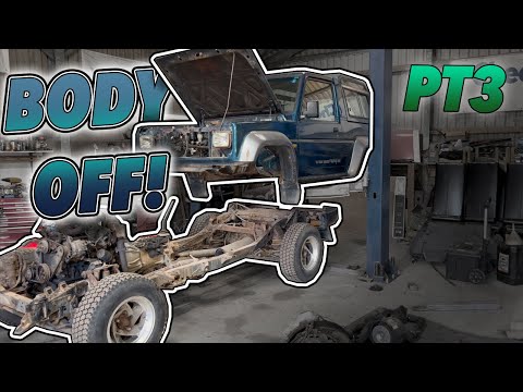 Thumbnail for Daihatsu Fourtrak Restoration Pt3 - Taking The Body Off/ Blasting The Chassis/ Repairs & Fabrication by Daihatsu