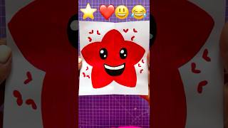⭐❤️ Funny Emoji Star Art | Cute Drawing for Kids