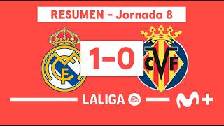 Real Madrid 1-0 Villarreal | LALIGA EA SPORTS (Jornada 8) - Resumen | Movistar Plus