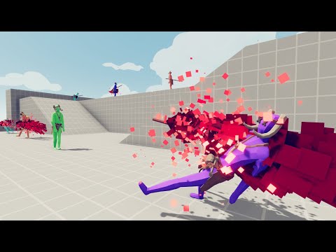 Ranged And Melee Units - Free For All - | TABS - Totally Accurate Battle Simulator