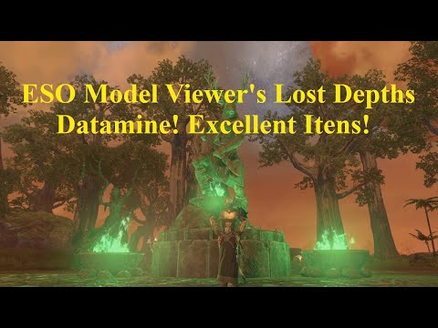 ESO Model Viewer's Lost Depths DLC Datamine!