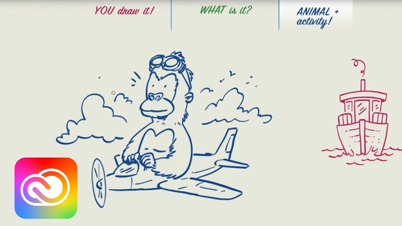 Draw Along with Kyle T. Webster - Little Boat | Adobe Creative Cloud