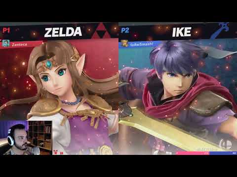 IzAw Sub Tourney 2 Winners Quarters - Zenteca (Zelda) Vs. Yez (Ike) Smash Ultimate - SSBU