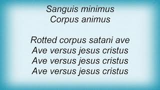 Fantomas - The Omen (Ave Satani) Lyrics