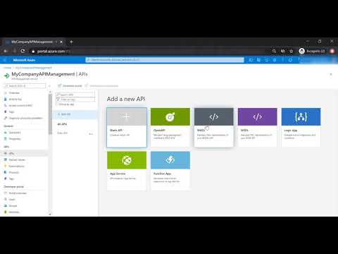 Azure API Management - Create Your First API