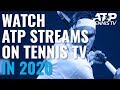 Watch live ATP streams on Tennis TV in 2020!