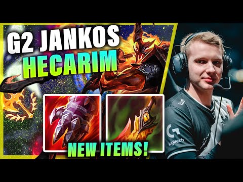 G2 JANKOS PLAYING HECARIM JUNGLE W/ NEW ITEMS VS AMUMU | PRESEASON S11 G2 PLAYERS STREAM GAMEPLAY