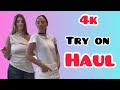 4K Try On Haul 2026 4K Transparent Cleaning Lingerie Chic Mesh Dress Try On Haul