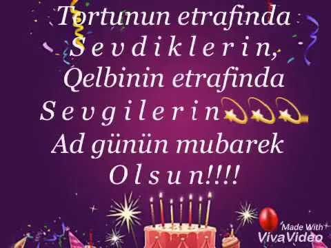 Ad günü təbrikləri #1