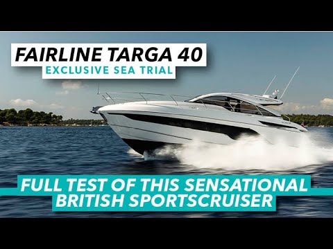 Is this the best compact cruiser you can buy? | Fairline Targa 40 sea trial | Motor Boat & Yachting