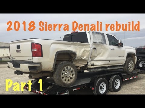 2018 Sierra Denali 2500 HD rebuild project.  Part 1