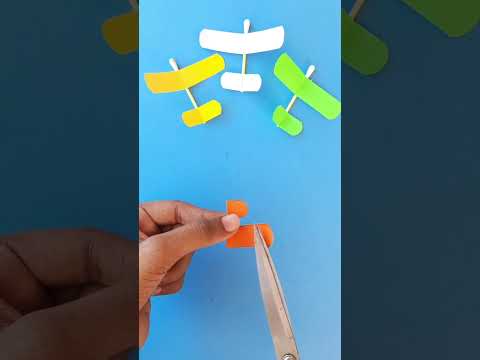 earbuds airplane , how to make paper plane glider / must try