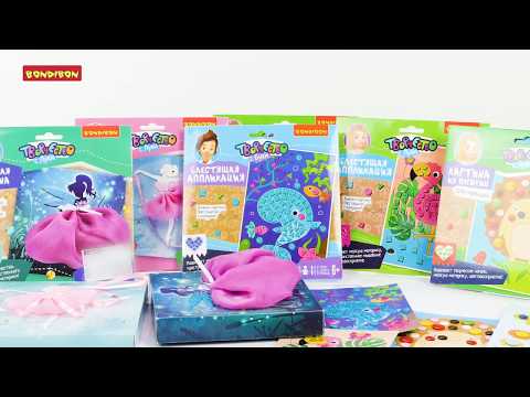 Миниатюра изображения товара Набор для творчества Bondibon Блестящая аппликация. Фламинго / ВВ3044