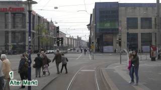 preview picture of video 'Straßenbahn Magdeburg linia 1'