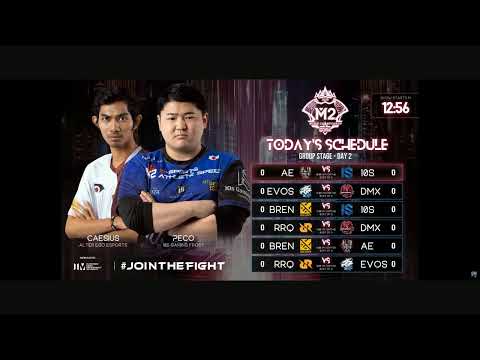 LIVE: EN M2 Group Stage Phase 1 - Day 2 | MLBB World Championship 2020 | Singapore