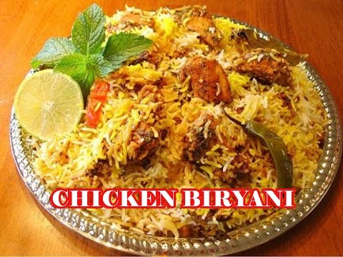 CHICKEN BIRYANI - Home made Hyderabad style CHICKEN BIRYANI Video