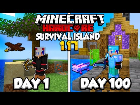 Desesko - I Survived 100 Days on a 1.17 SURVIVAL ISLAND in Minecraft Hardcore...