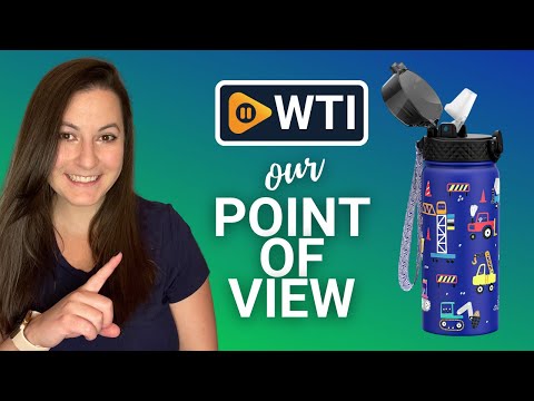 Fanhaw Kids Water Bottle with Straw Lid - WTI product video review