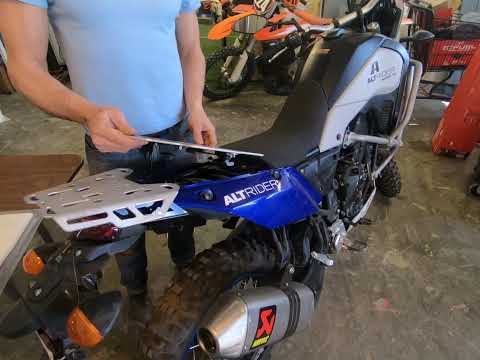 Yamaha T7 Pillion Rack Install Instructions: