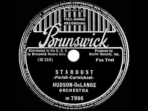 1937 Hudson-DeLange Orch. - Stardust (instrumental)